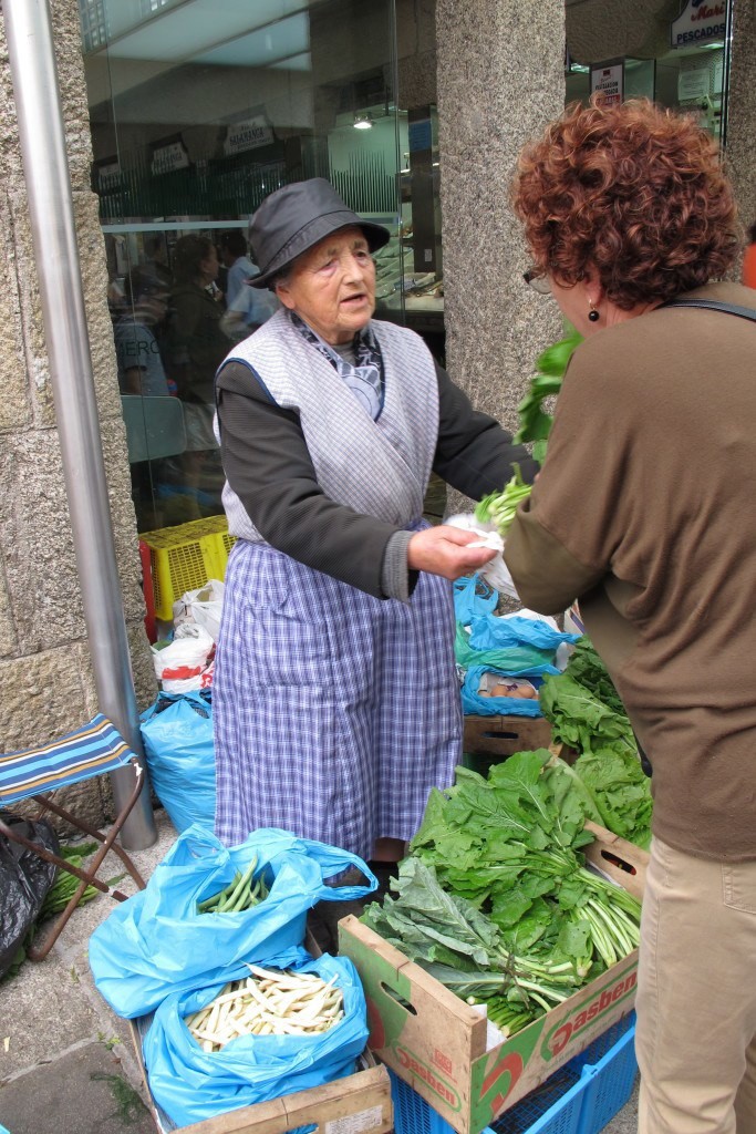 Kale for sale in Santiago de Compostella