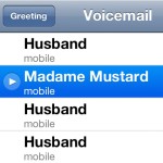 A voicemail from Madame Mustard…