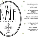 The first official kale evening in Paris…