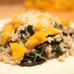 Risotto au kale et à la courge