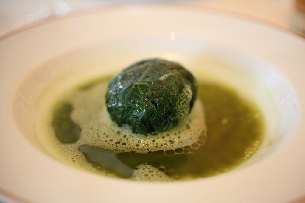 Kale wrapped in kale.